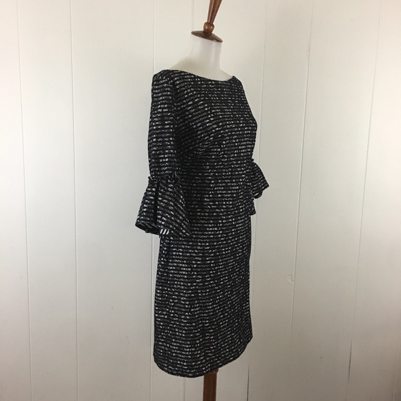 Banana Republic Flutter Sleeve Striped Lace Dress - Picture 4 of 9